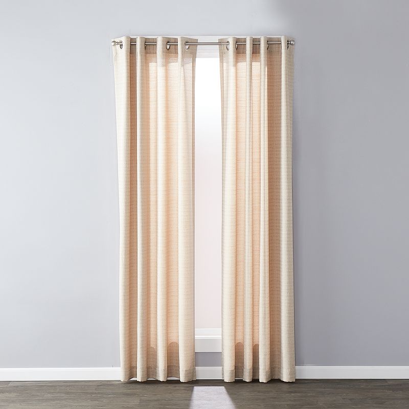 Saturday Knight， Ltd. 1-panel SunSafe Maeve Window Curtain