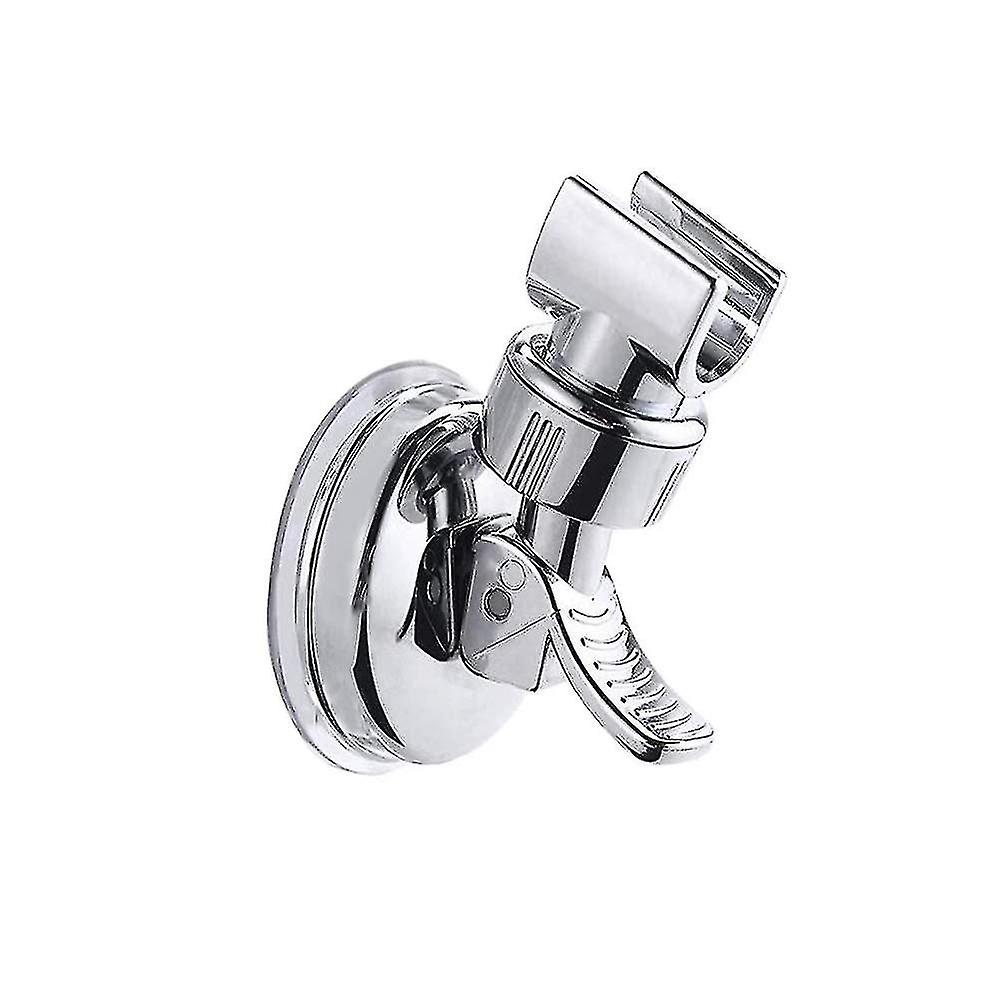 Adjustable Shower Head Holder Removable Suction Cup Shower Head Bracket No Drill Shower Head Bracket Chrome Polished