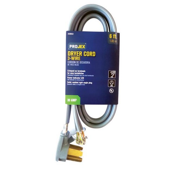 Projex 10 3 Srdt 6 Ft L Dryer Cord