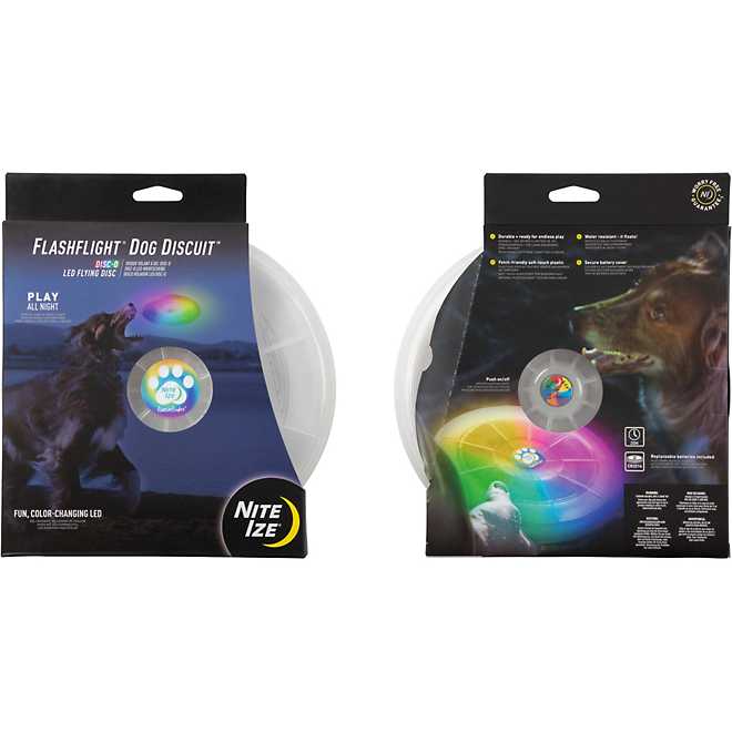 Nite Ize Flashflight Dog Discuit LED Flying Disc