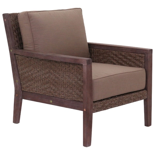 Courtyard Casual Buena Vista II 4 pc Loveseat Group Includes: One Loveseat，One Coffee Table and Two Club Chairs