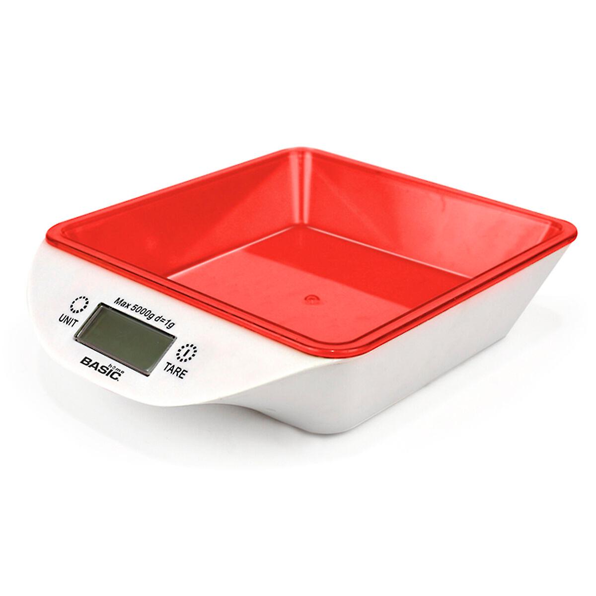 Digital Kitchen Scale Basic Home 5 kg (22 x 18 x 5 cm)