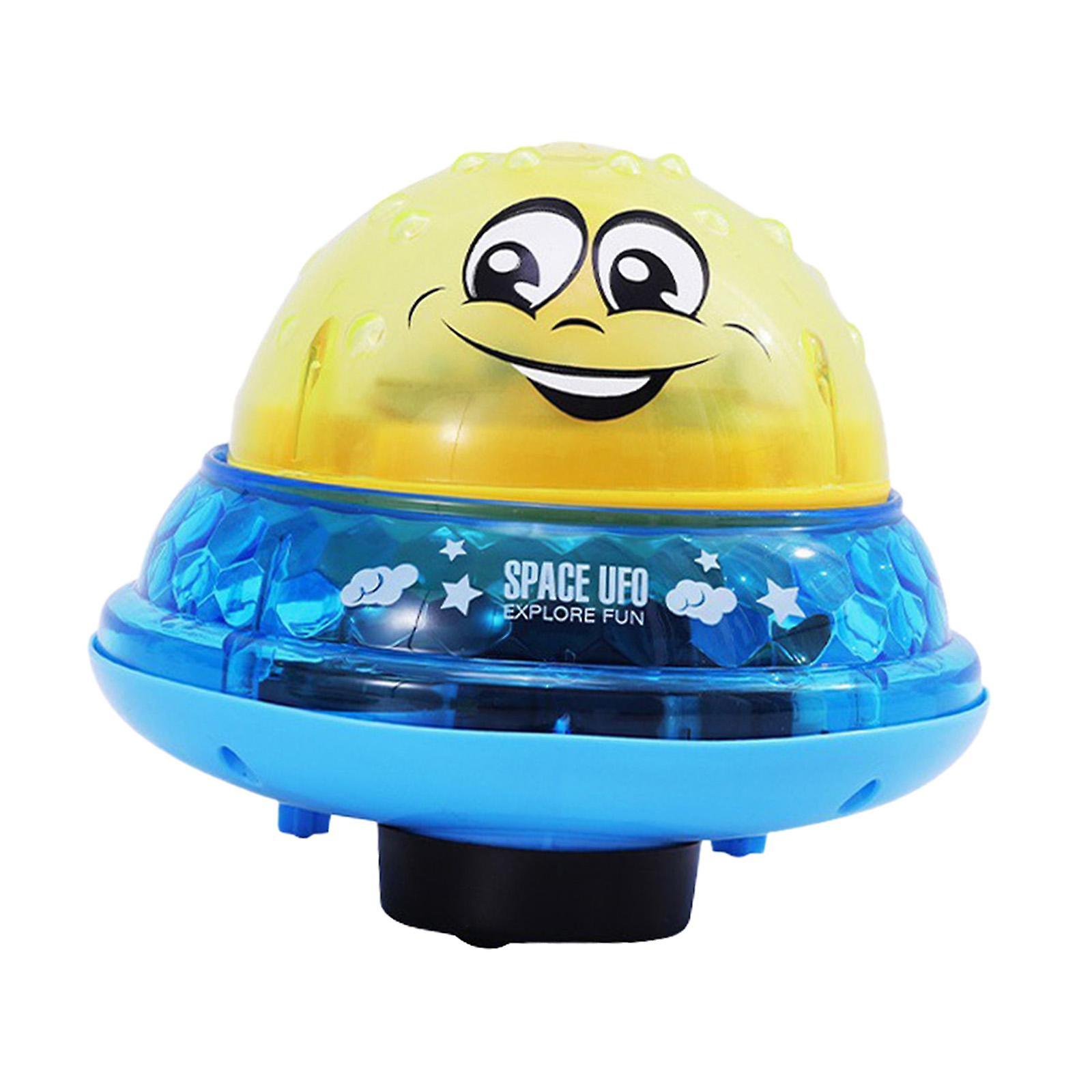 Water Spray Bath Toy For Boys Girls Swimming Pool Games Beach Baby Bath Toys Yellow With Base