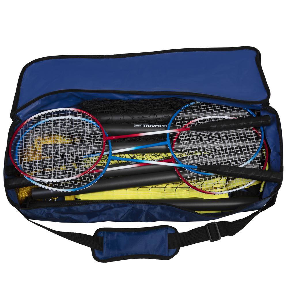 Triumph Sports USA Triumph Competition Badminton Set with Steel Poles 35-7435-3