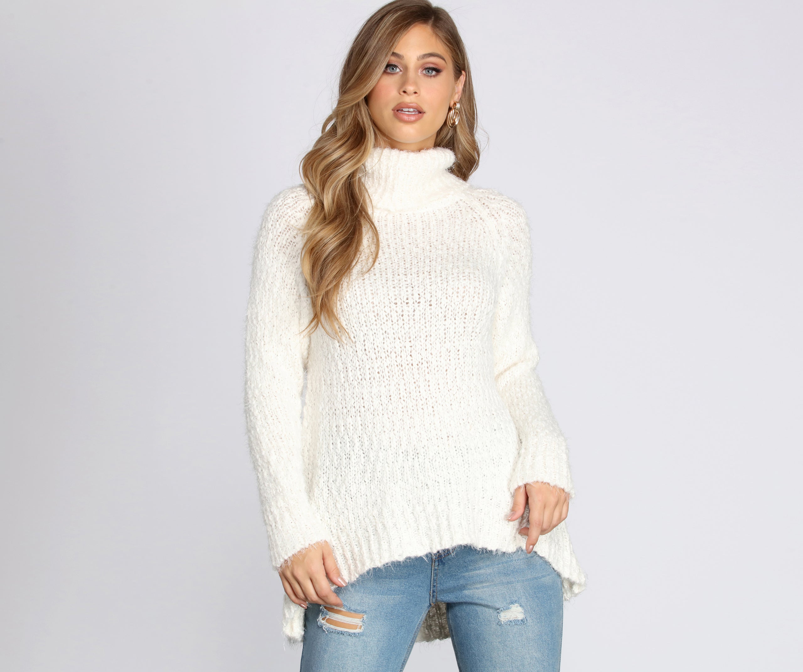 Soft And Sweet Turtleneck Sweater