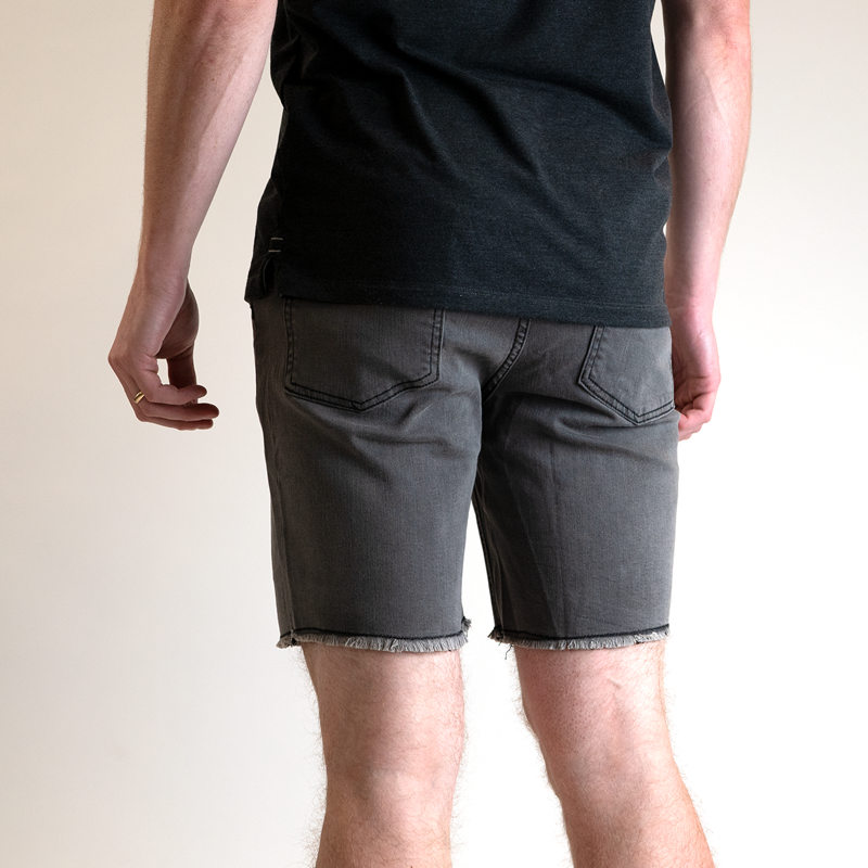 Stretch Jorts - Faded Grey by Handup Gloves