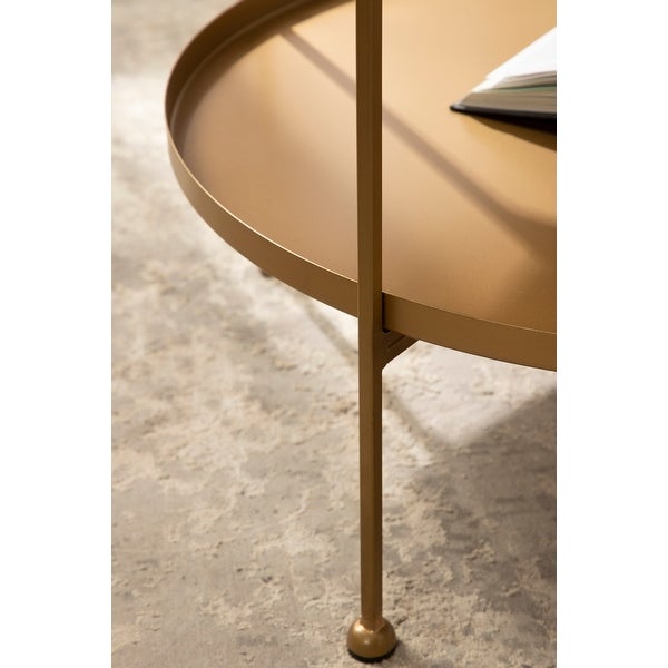 Kate and Laurel Nira Metal Coffee Table