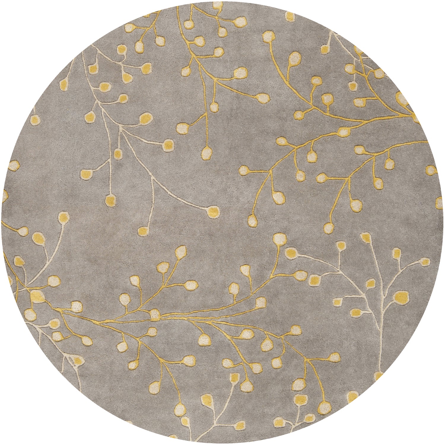 Athena Rug in Taupe & Mustard