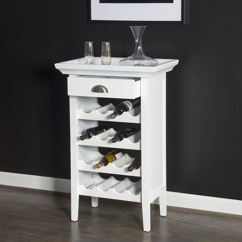 Linon Tavor Wine Rack Bar Table