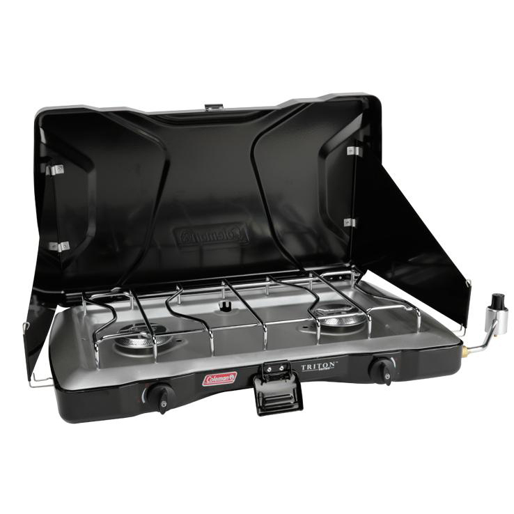 Coleman Triton 2 Burner Propane Stove  Black