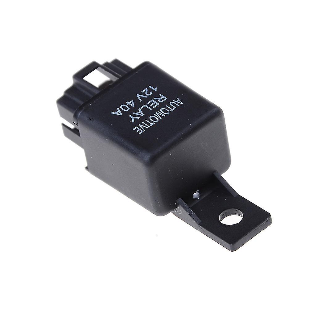 12v 40a Car Automotive Relay 4 Pins Spst Alarm Relay With Relay Socket Hfmqv