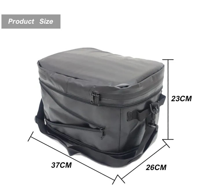 Hot Sale Good Quality Foldable 100% Waterproof PVC Custom Lunch Beer Ice Bags Insulated Wine Beach Cooler Bag Box For Camping