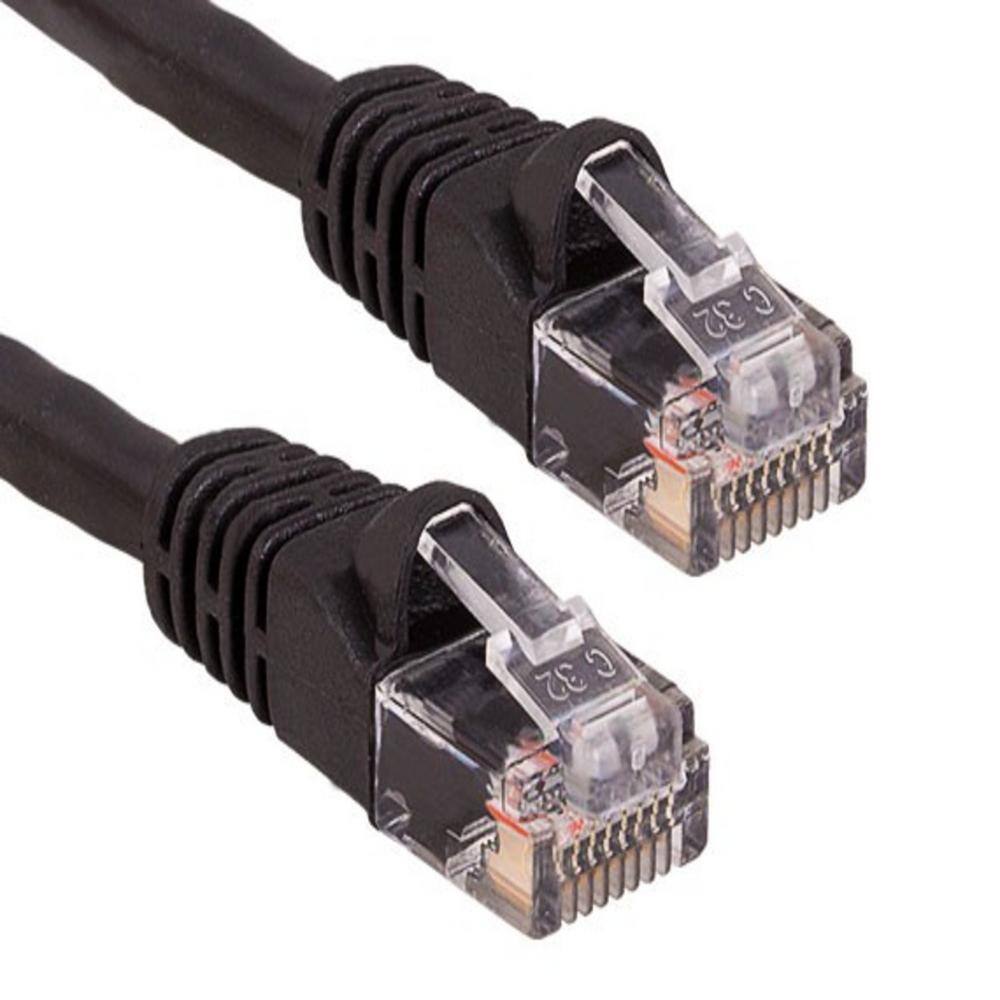 SANOXY 50 ft. Cat6 550 MHz UTP Snagless Ethernet Network Patch Cable Black SNX-CBL-LDR-C6101-1050