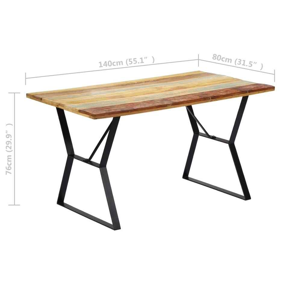 vidaXL Dining Table 55.1\