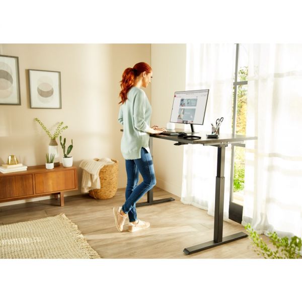 Magellan Pneumatic Height-Adjustable Standing Desk， 60