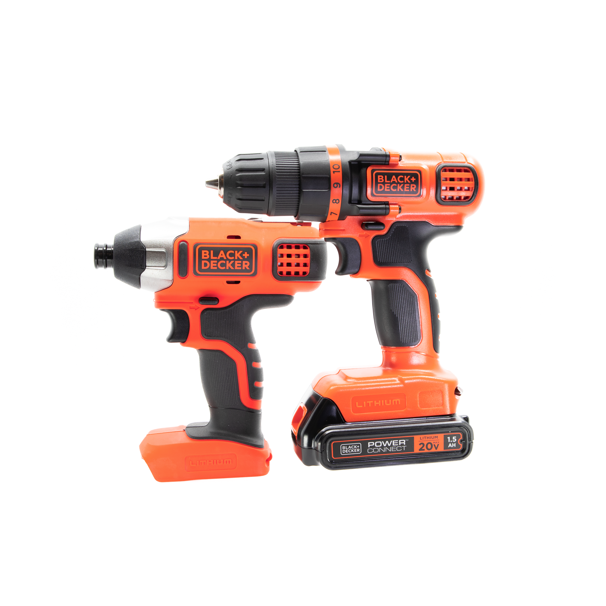 20V MAX* Cordless Drill and Impact Driver, Power Tool Combo Kit with Battery and Charger