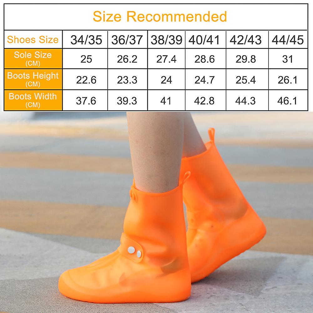 Fashion Women Reusable Tube Boots Children Transparent Water-resistant Rain Boots Pvc Nonslip Rainshoes White 44and45