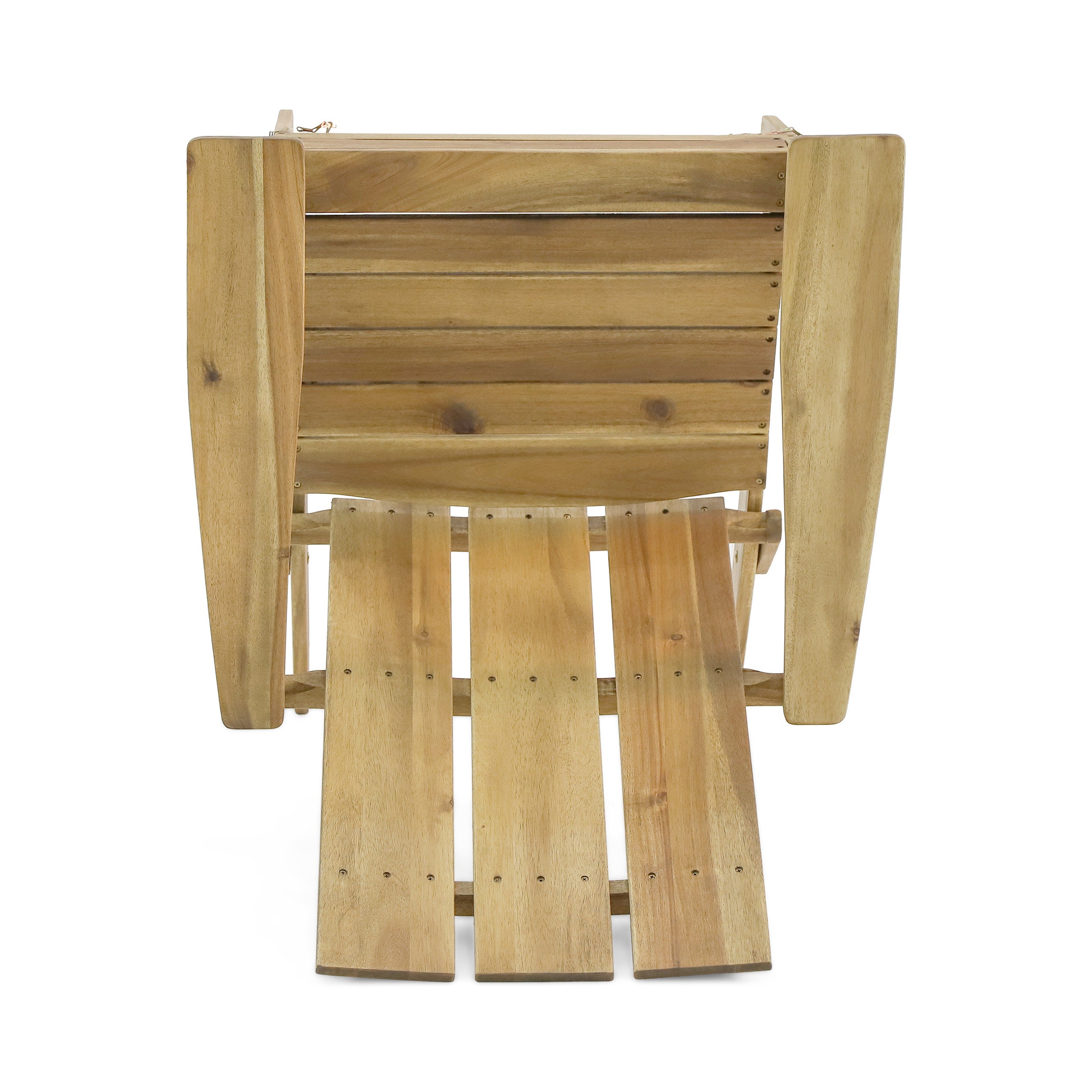 Gurekam Modern Outdoor Acacia Wood Folding Adirondack Chair