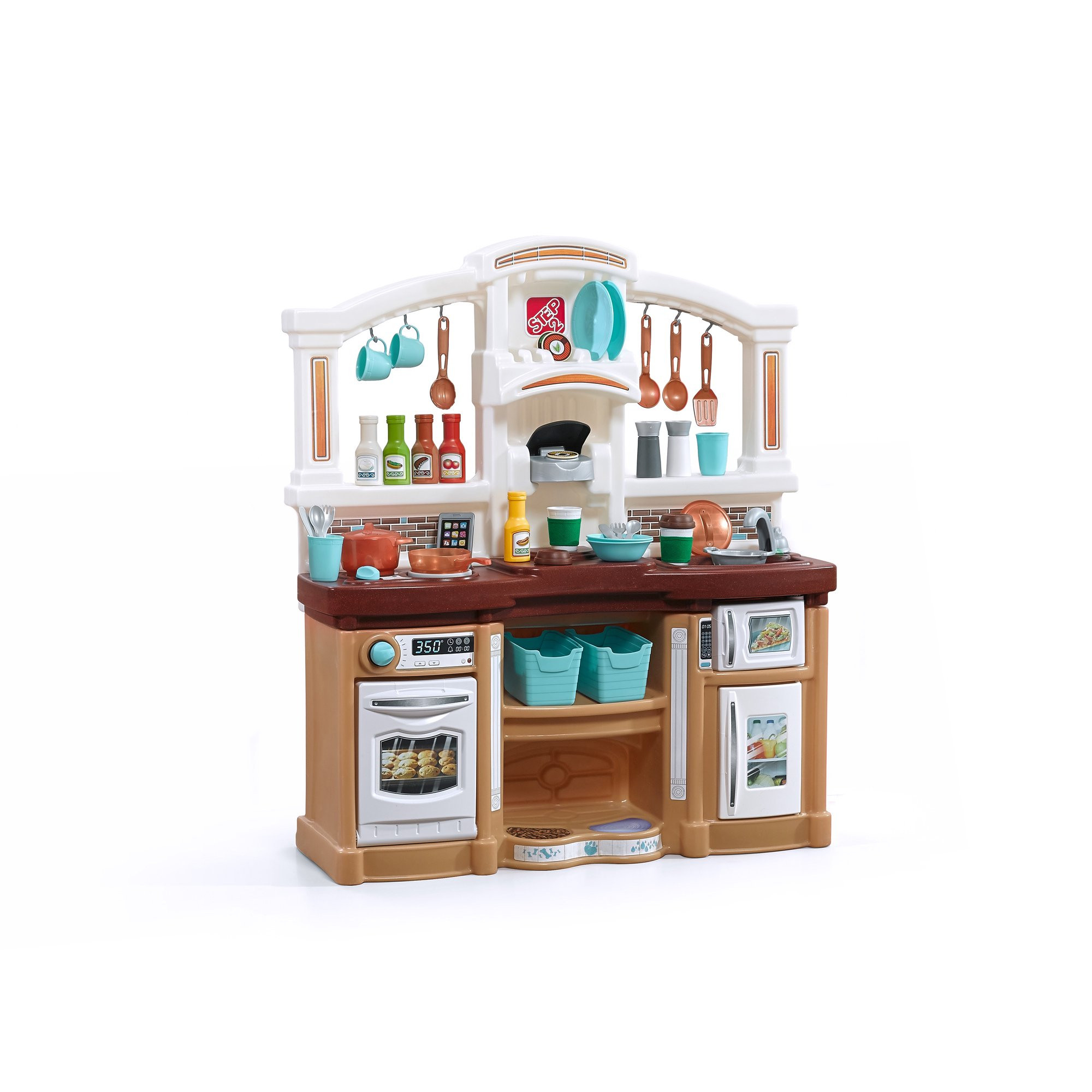 Step2 Fun With Friends Kitchen Tan Kitchen Play Set， Tan