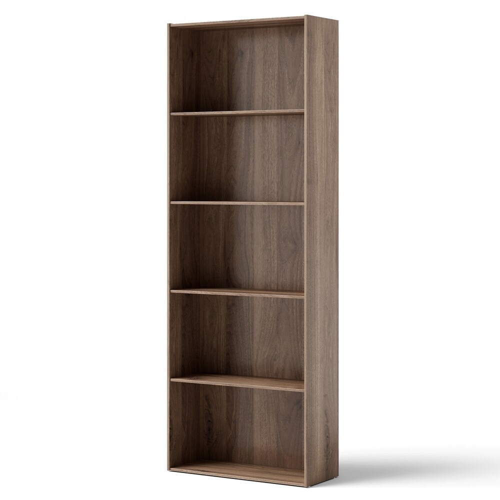 5 Shelf Storage Bookcase Modern Multi Functional Display Cabinet Furniture   23.5\