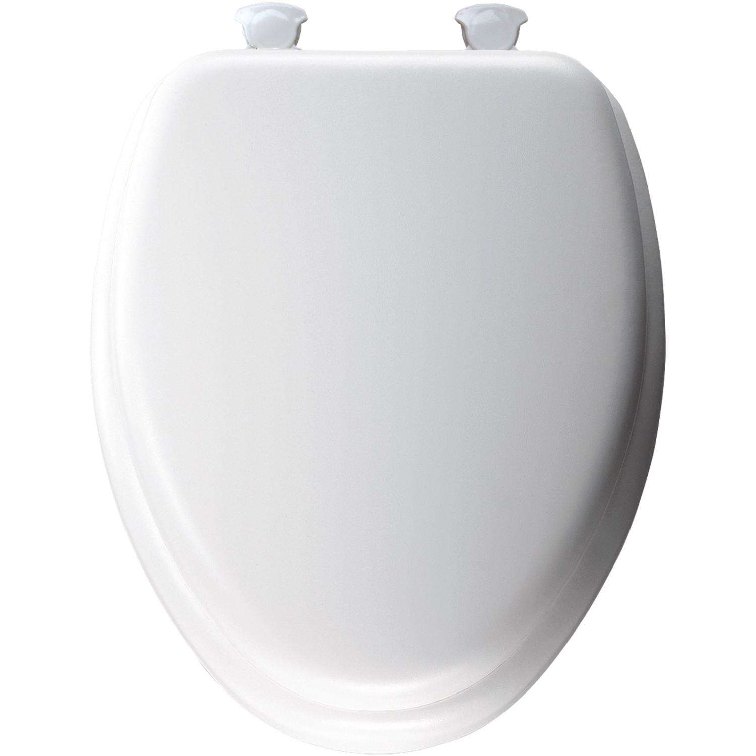 Mayfair by Bemis Eden Elongated White Soft Toilet Seat