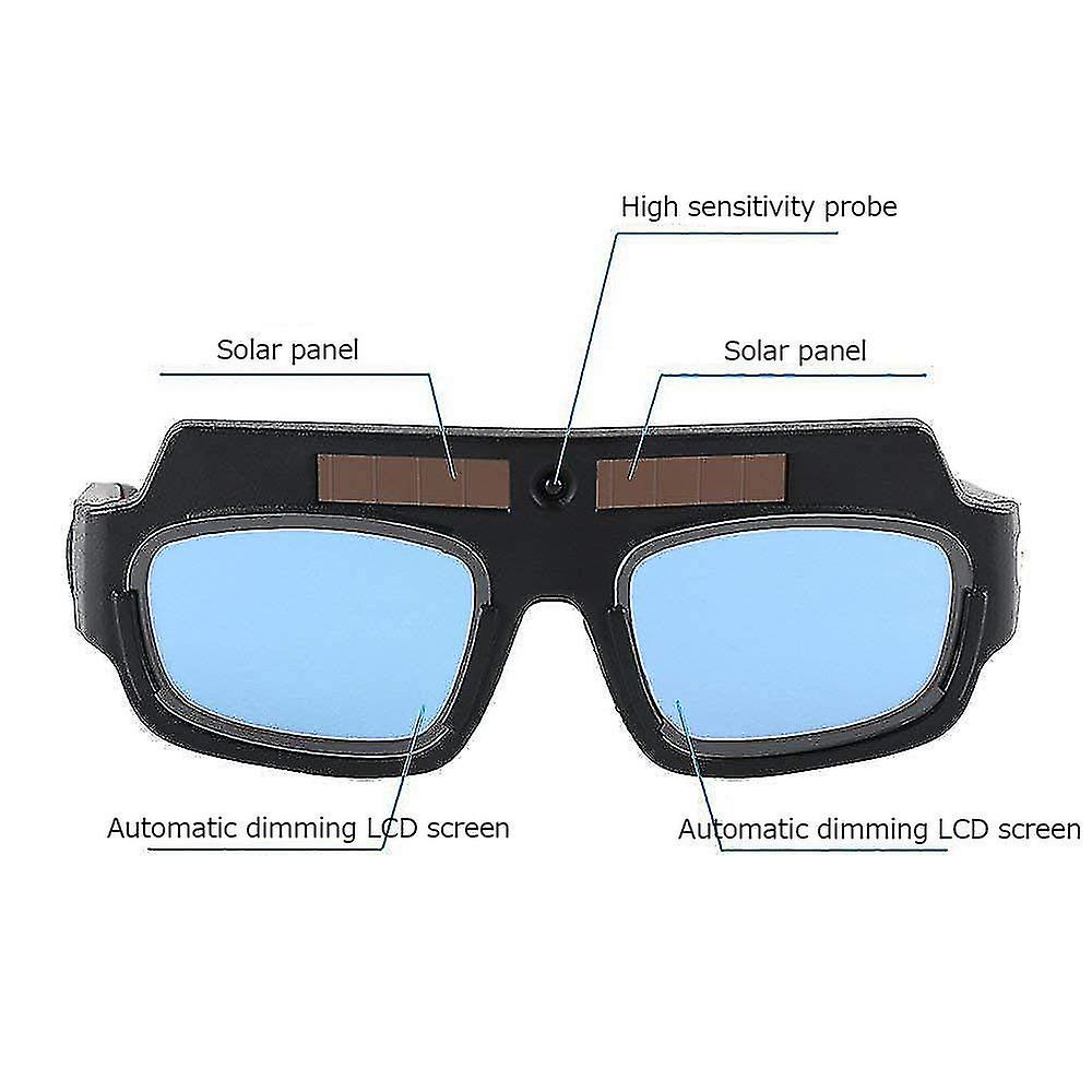 Solar Auto Ening Goggle Mask Safety Glasses，anti-flog Anti-glare Protective Goggles