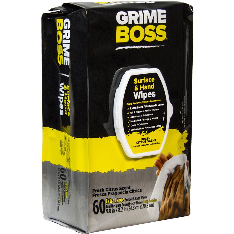 GRIME BOSS CLN WIPE 60PK