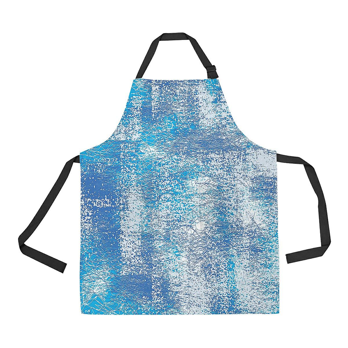 Granulation And Random Hatching Apron Home Kitchen Apron With Pockets