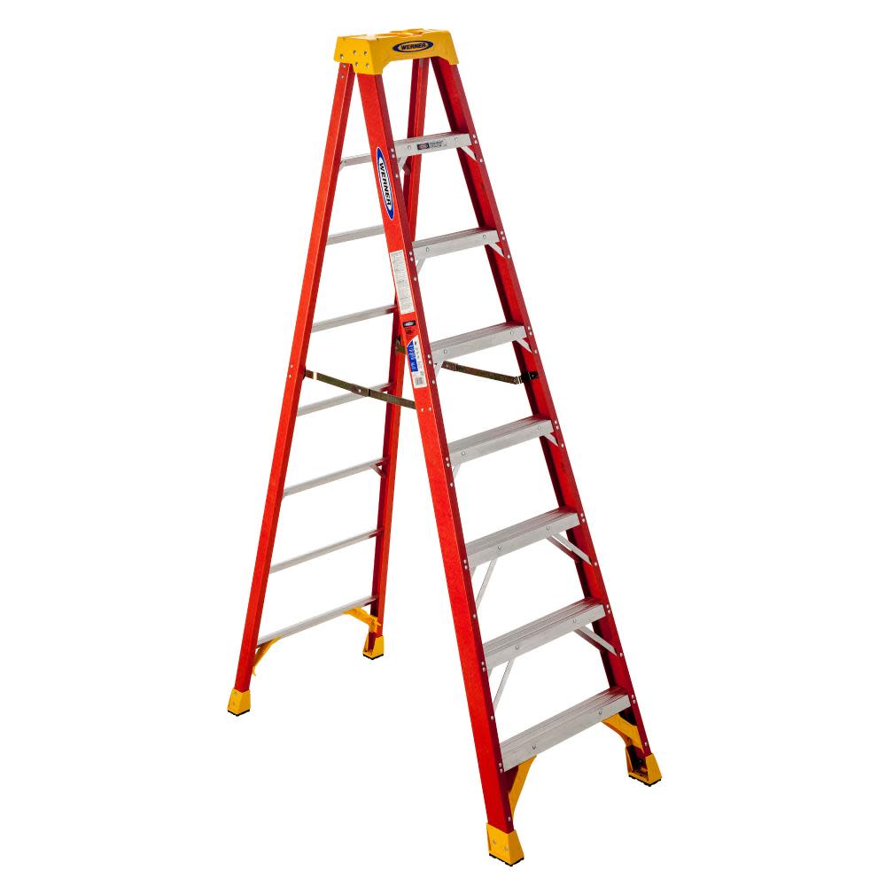 8ft Type IA Fiberglass Step Ladder 6208