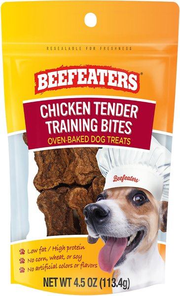 Beefeaters Chicken Tender Training Jerky Dog Treat， 4.5-oz bag