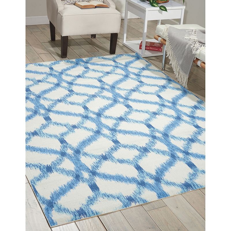 Waverly Sun N' Shade Abstract Trellis Indoor Outdoor Rug