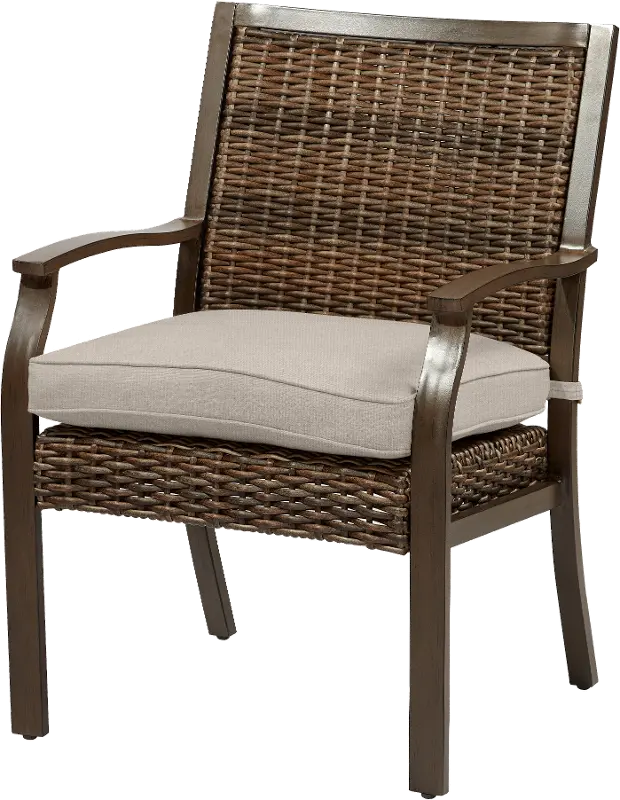 Trenton Brown Patio Dining Chair