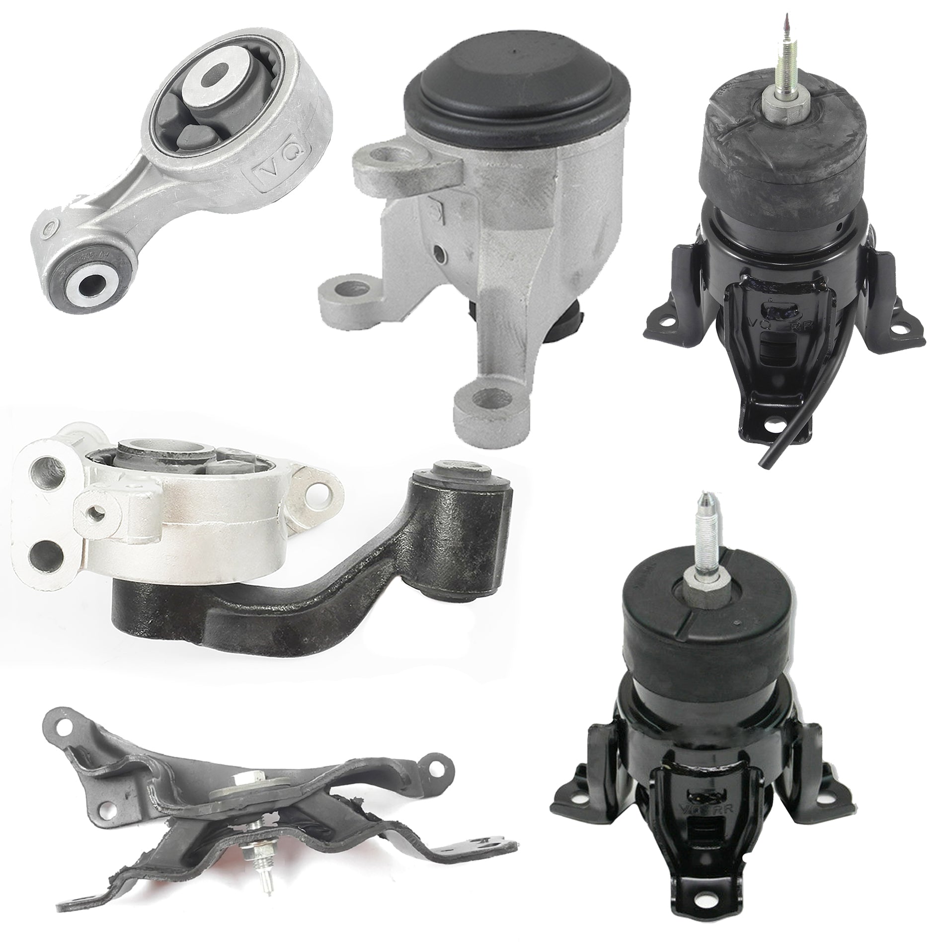 CF Advance For 07-12 Nissan Altima 3.5L CVT Engine Motor and Automatic Transmission Mount Set of 6PCS 2007 2008 2009 2010 2011 2012