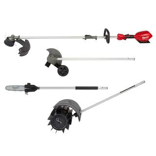 MW M18 FUEL 18V Lithium-Ion Brushless Cordless QUIK-LOK String Grass Trimmer wRubber Broom Pole Saw Edger Attachments 2825-20ST-49-16-2740-49-16-2720-49-16