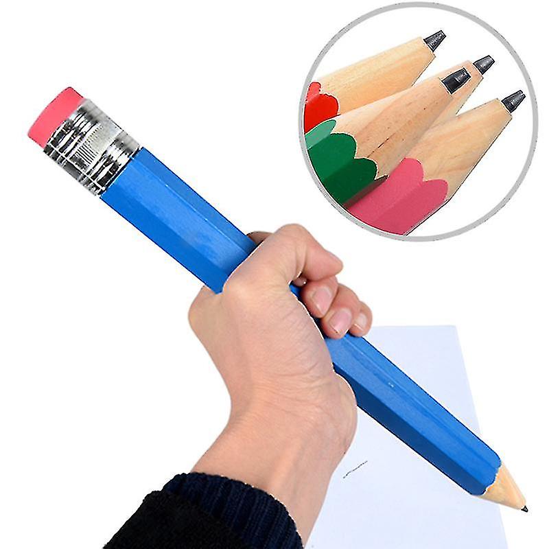 35cm Wooden Big Giant Pencil Personality Stationery For School Props Toys Gifts