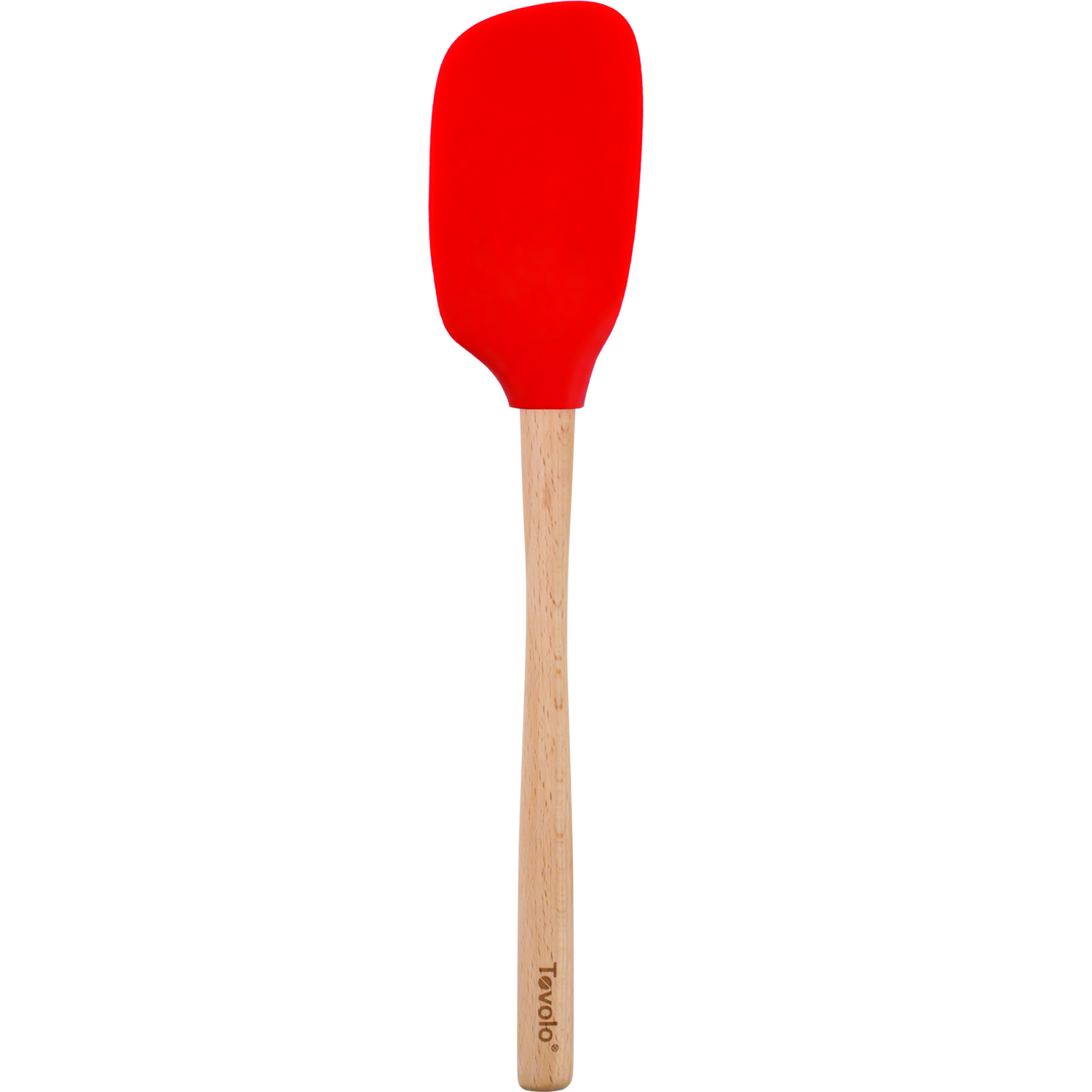 Tovolo Flex-Core Candy Apple Silicone/Wood Spoonula