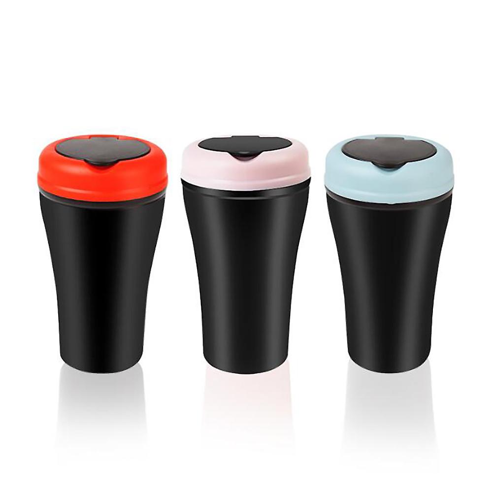 Car Trash Can Cup Holder Creative Coke Cup Portable Mini Trash Can Car Accessories Trash Storage Container Pink