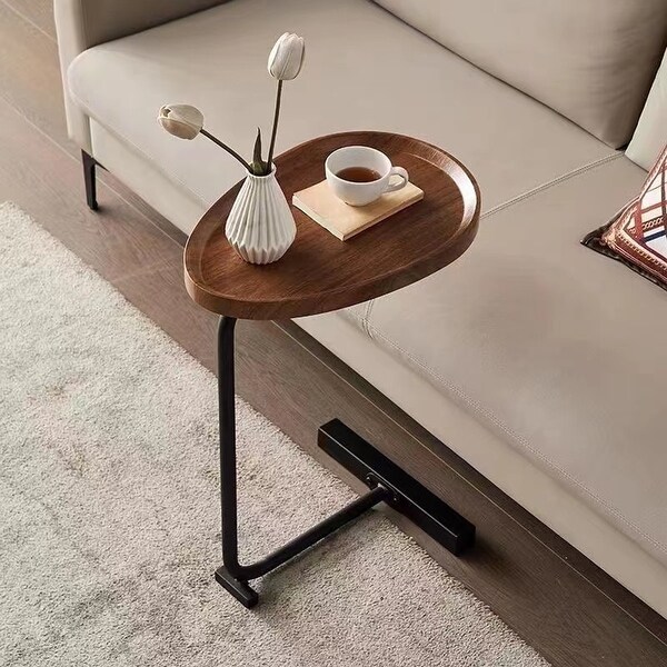 C-shaped Side Table， Living room Small Sofa Table