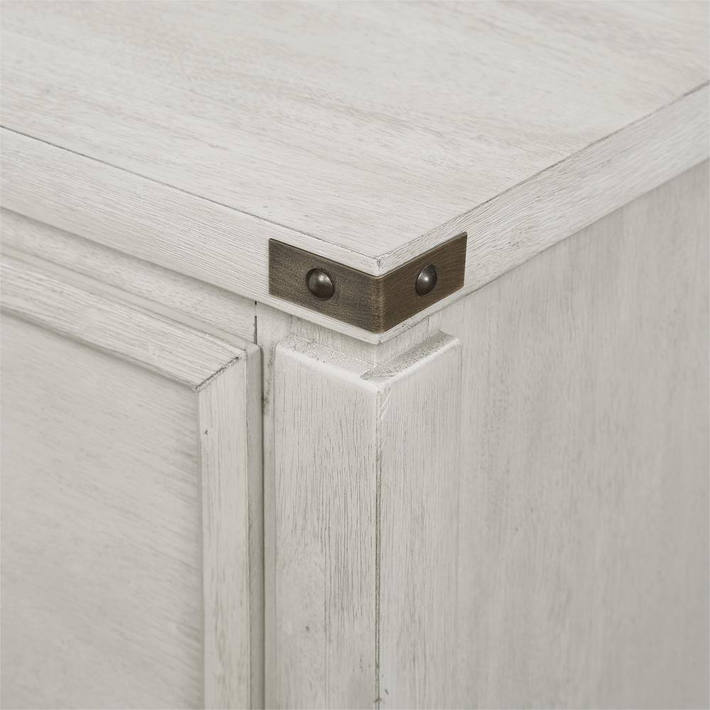 OSP Home Furnishings Baton Rouge Champagne Oak Gray 2-Drawer Decorative Vertical File Cabinet BTF2937-CO