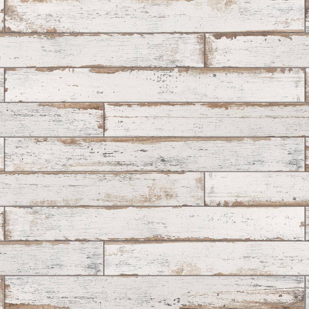 Merola Tile Retro Blanc 2-34 in. x 23-12 in. Porcelain Floor and Wall Tile (11.52 sq. ft.Case) FNURT3BL