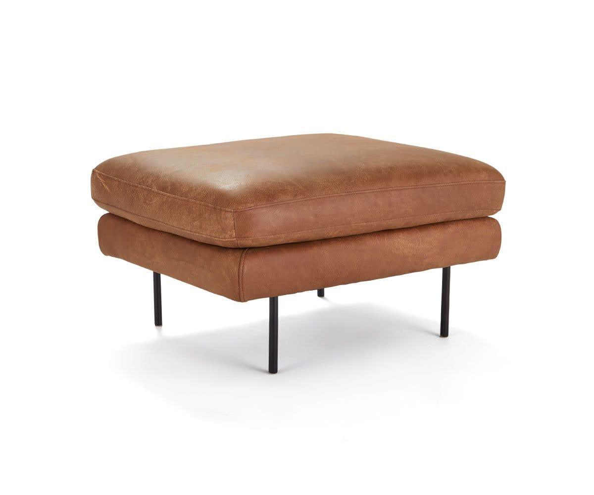 Rehan Leather Ottoman