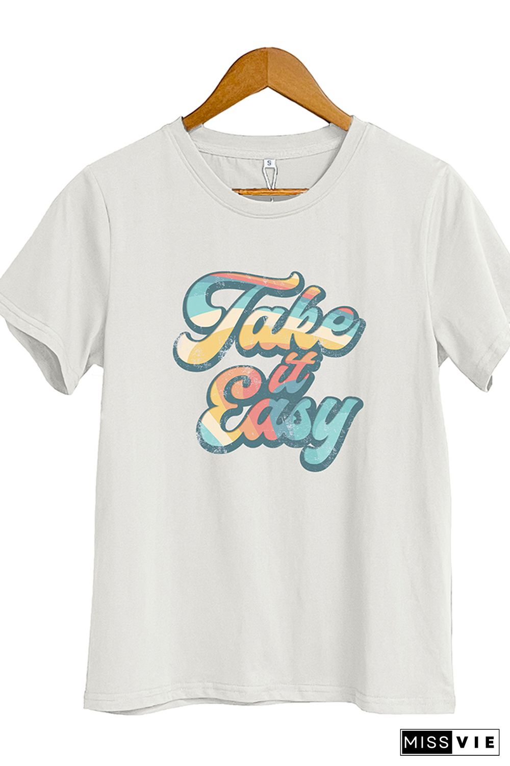 Take It Easy Graphic T-Shirt Wholesale