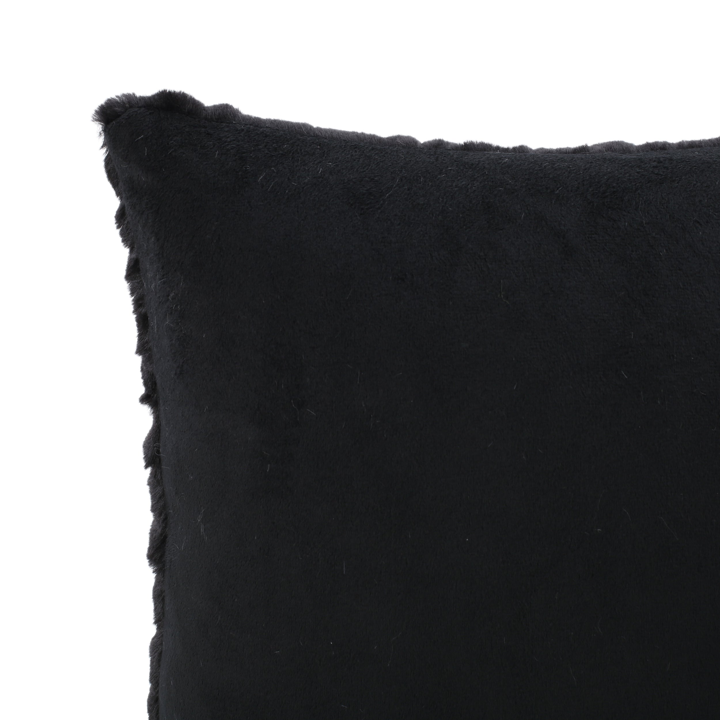 Ellison Modern Glam Faux Fur Throw Pillow