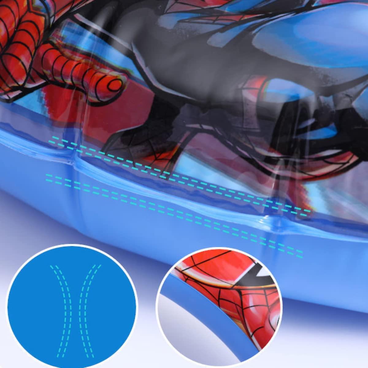 Spiderman Swim Ring ， Wopin- Spiderman Pool Inflatable Water Ring， Baby Inflatable Creative Swimming Ring， Pvc Lifebuoy70cm