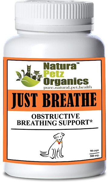 Natura Petz Organics Just Breathe Dog Supplement， 90 count