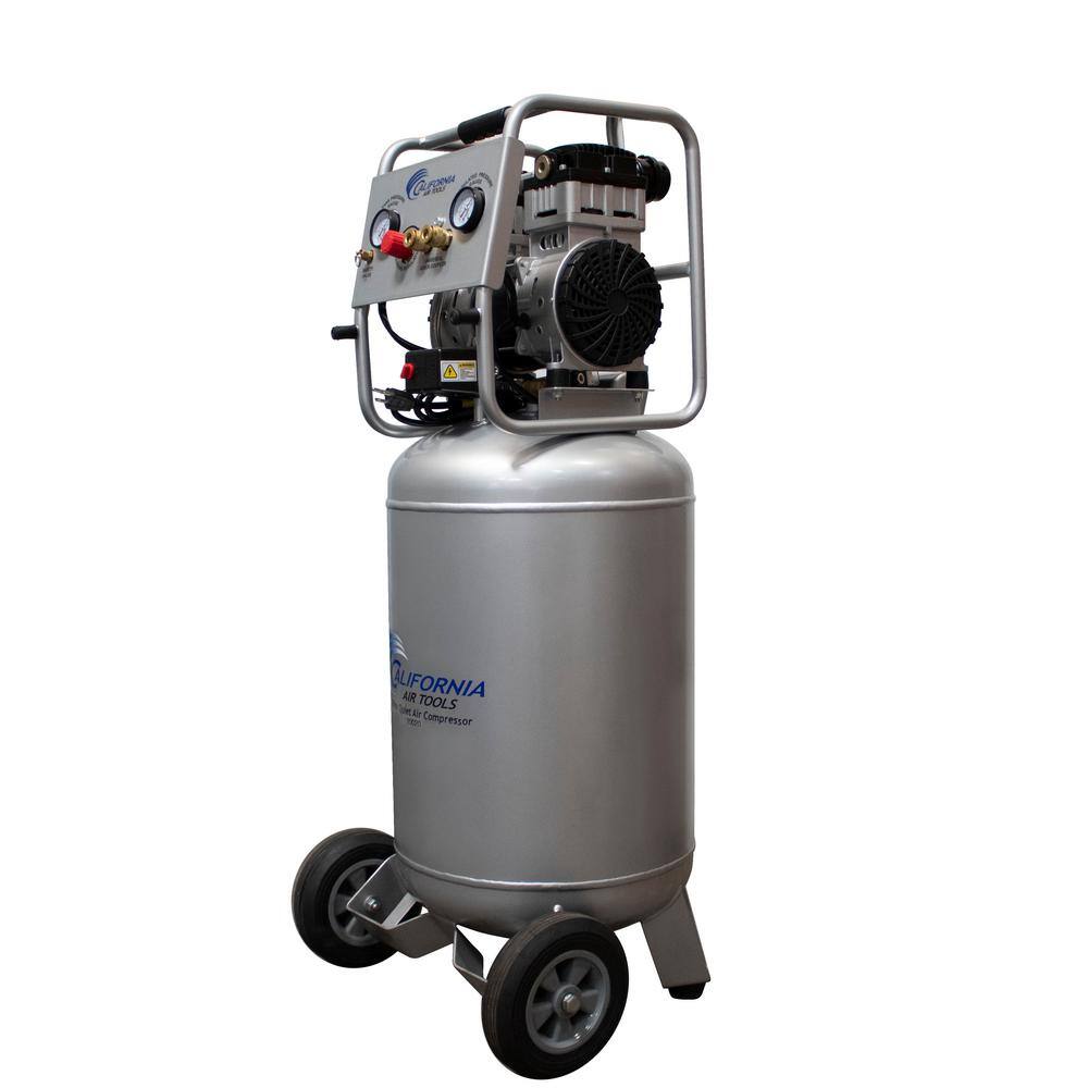 California Air Tools 20 Gal. 2.0 HP Ultra Quiet and Oil-Free Electric Air Compressor 20020