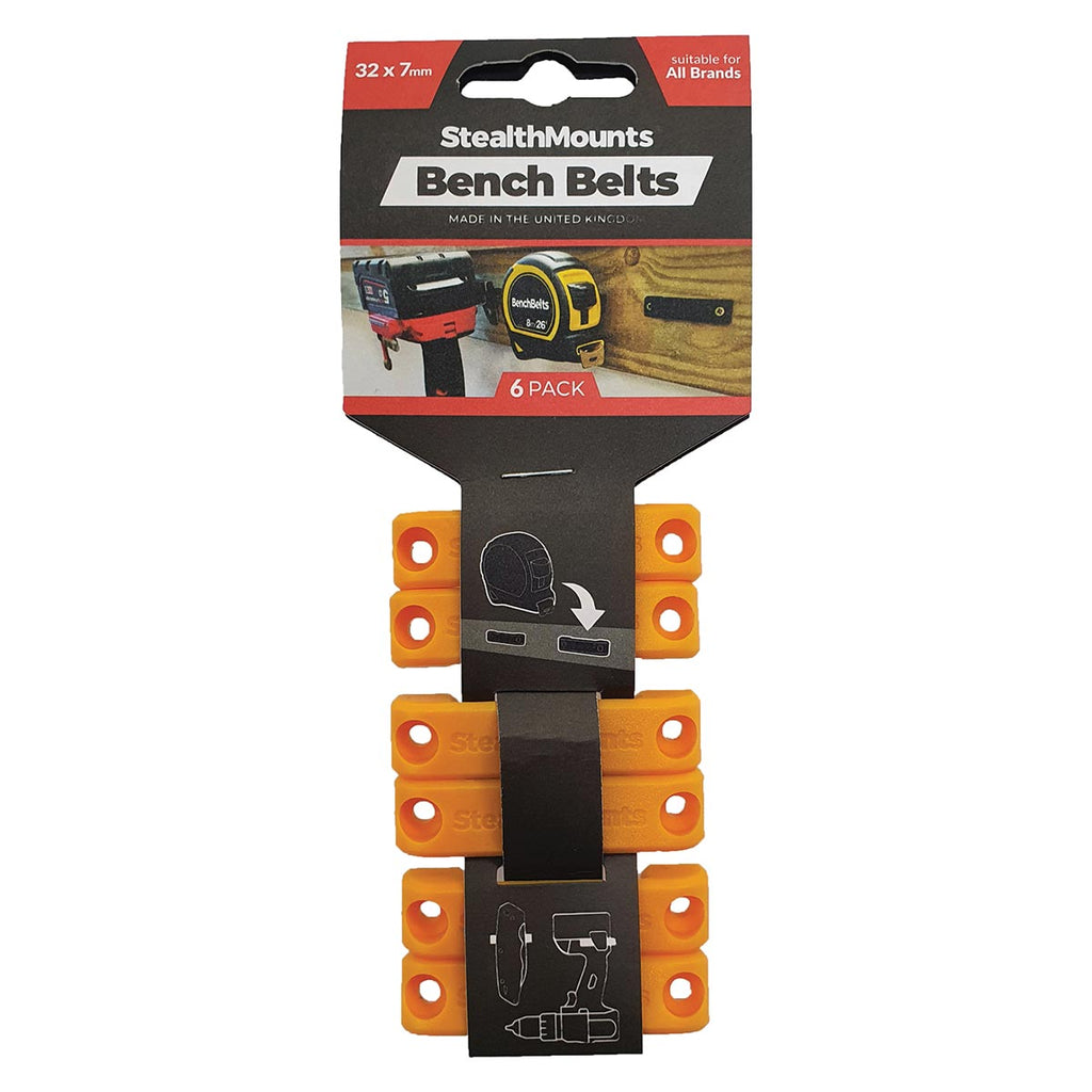 Stealthmounts Bench Belt - Universal Tool Holster- 6 Pack