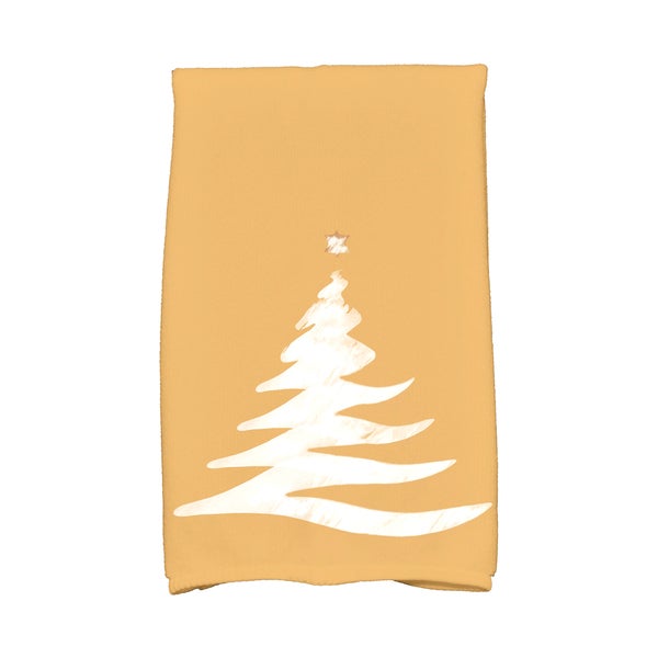 18 x 30-inch Wishing Tree Holiday Geometric Print Kitchen Towel