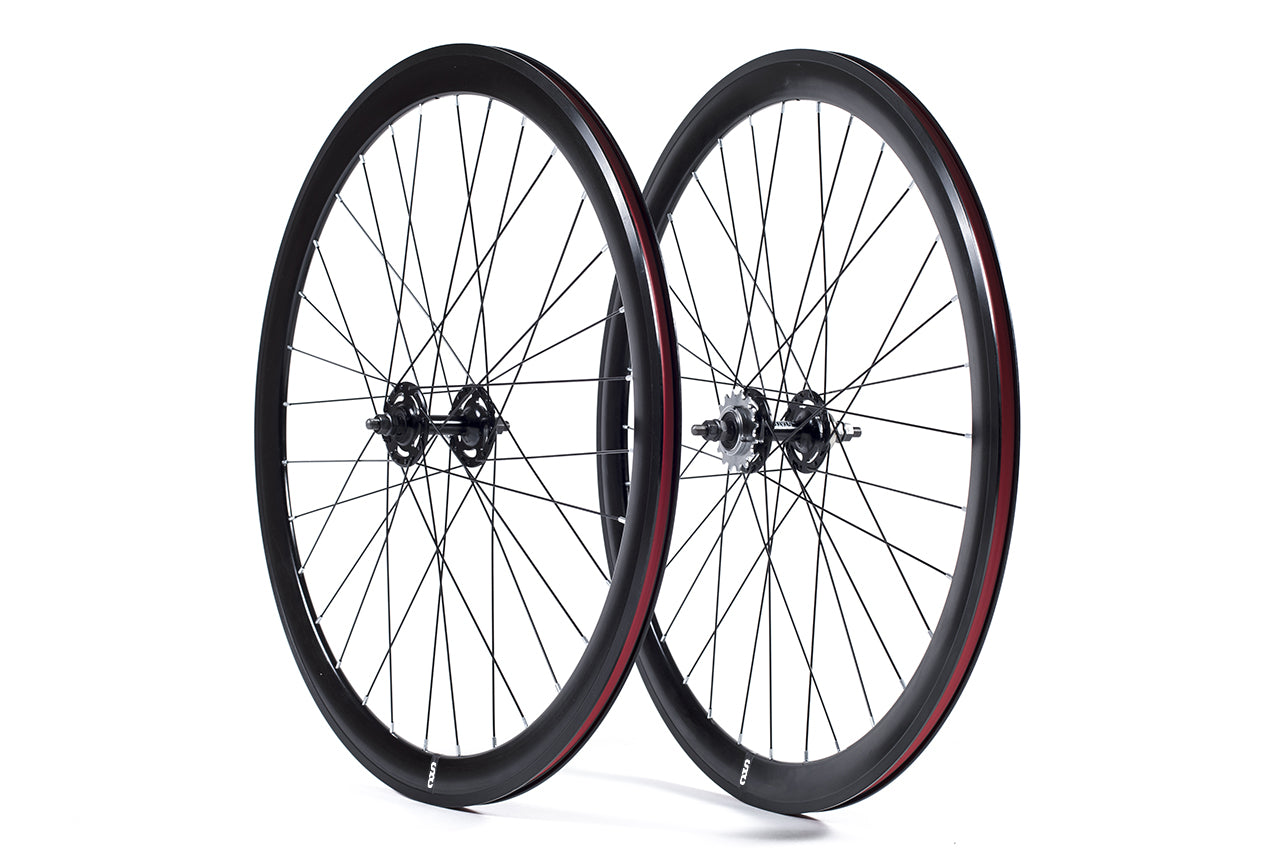 State Bicycle Co. - 40mm Deep V Black Wheel Set