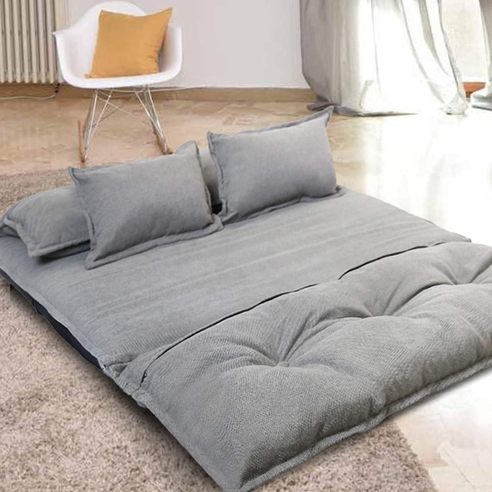 Contemporary and Adaptable Sofa Bed Set with Floor Placement  2 Pillows